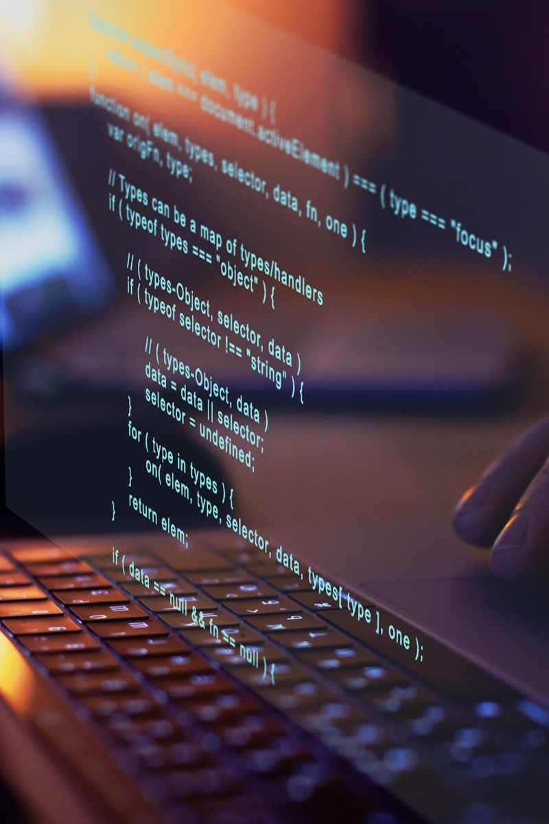 a display of text on a computer display screen